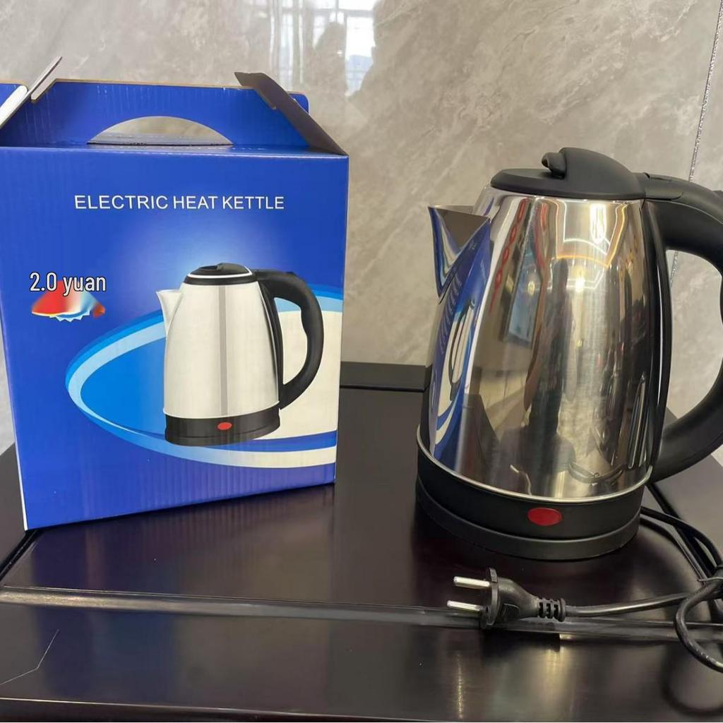 Stainless Steel 2L Electric Kettle with Inner Steel Lid