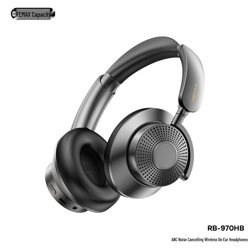 Remax Five Wheat Dual Feed ANC Over-Ear Wireless Headphones with Long Battery Life and Bluetooth 6.0.
