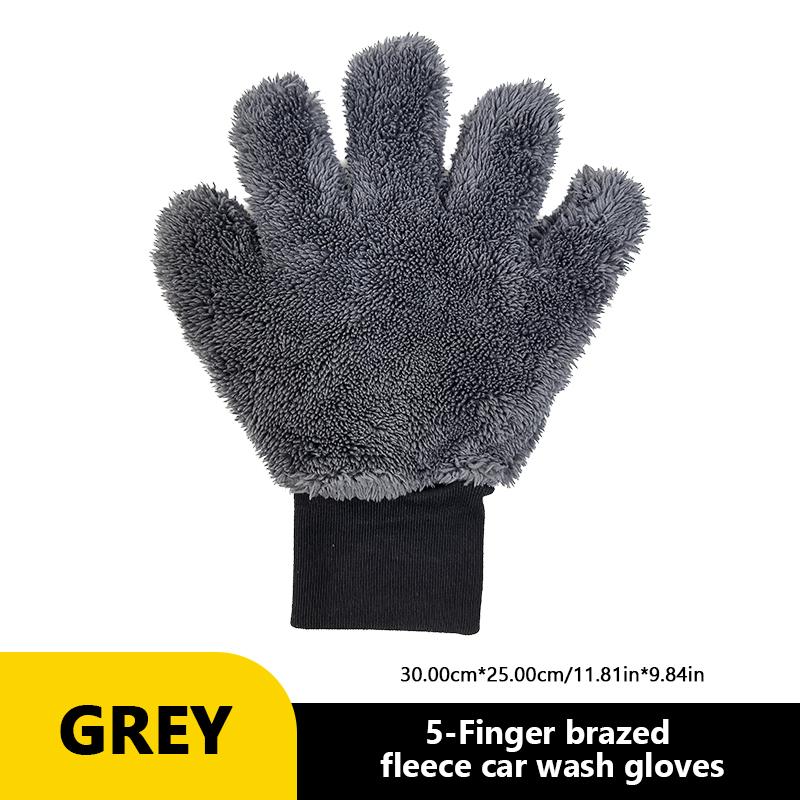 

Перчатки для мытья автомобиля SEAMETAL с 5 пальцами, двухсторонние, из микрофибры, для чистки автомобиля, сверхмягкие, не оставляющие царапин перчатки для мытья автомобиля серый