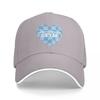 Style Retro Blue Heart Baseball Cap Luxury  Snapback  Vintage Gentleman Hat S Male Womens