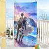 Anime V-Violet E-Evergarden Towel Drying Bath Towel Applicable To Light Swimming Camping Yoga Beach Out