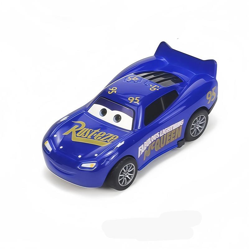 Pixar Cars 2 Giocattolo Saetta McQueen Jackson Storm Sceriffo Macchine da Corsa Dinoco Collezione Minivan Modello in Metallo Pressocolato Macchina da Corsa Bambini