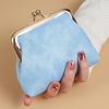 Lychee Pattern Buckle Wallet Fashi Women Short Coin Purse Retro Card Bags Large Capacity Multi Card Pocket Ladies Mey Clip