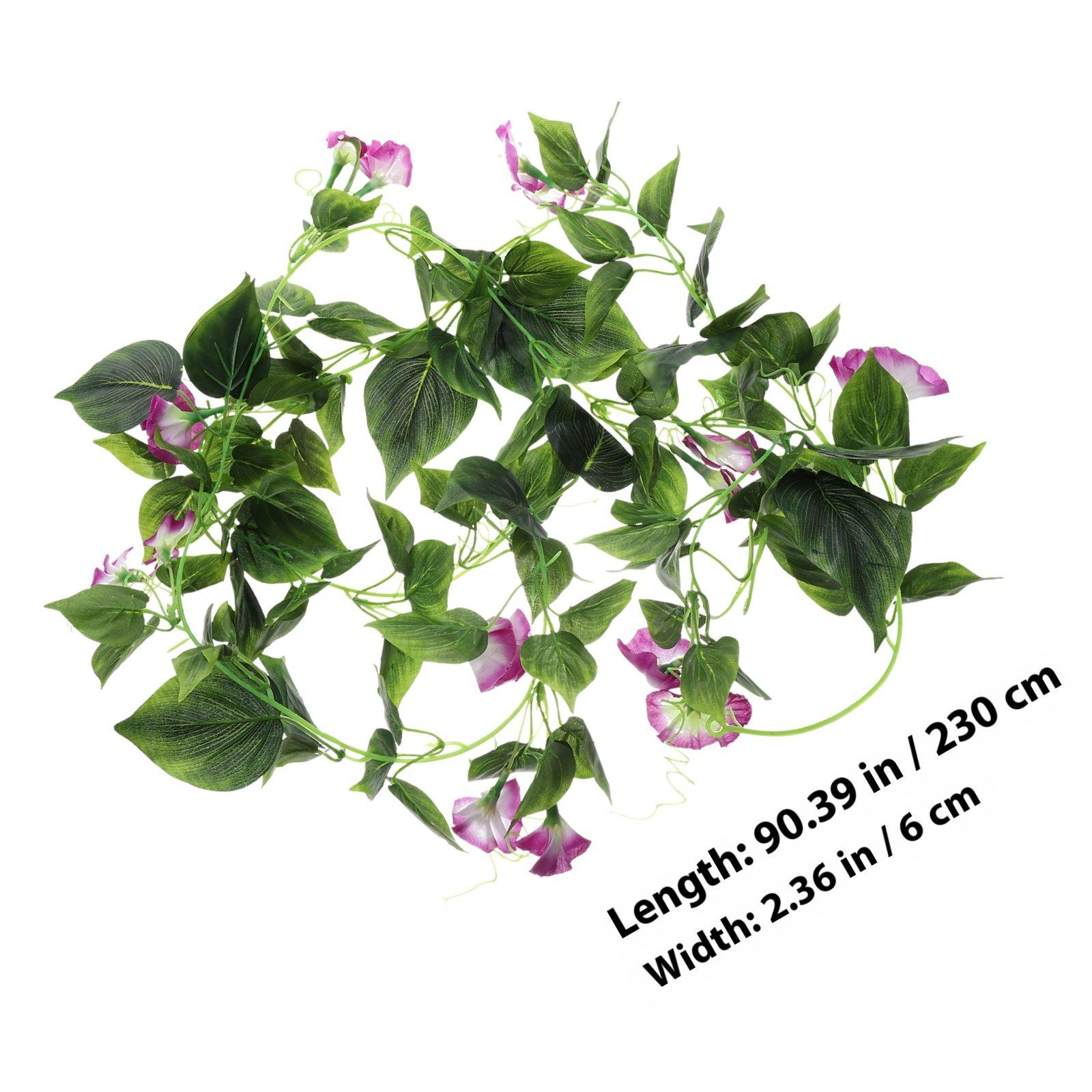 

Artificial Flower Garland Realistic Texture Elegant Romantic Faux Vine for Wedding Garden Decor Photography Backdrop Home Party