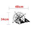 Car Off Road Suv Window Glass Hoods Body Side White Compass Totem Decal Sticker