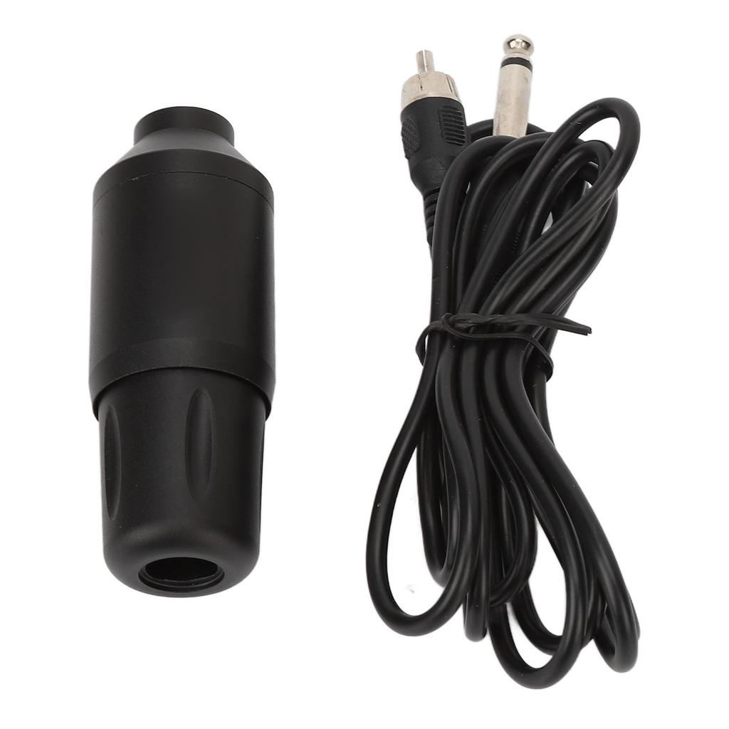 Tattoo Pen Machine Aluminum Alloy Rotate Short Pen RCA Connector Tattoo Machine with Tattoo Clip