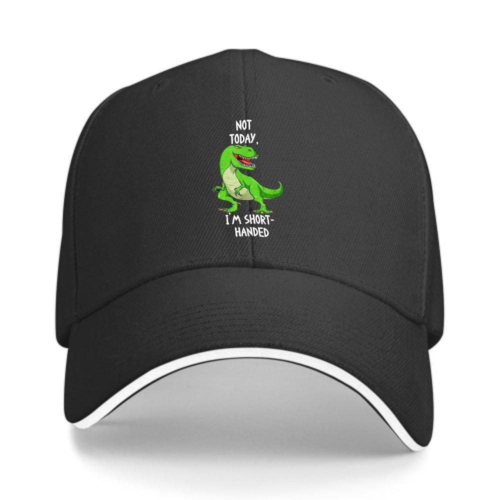 

Adjustable Funny T-Rex Baseball Cap - I m Short Today Humorous Dinosaur Design, Lightweight & Breathable Snapback Adjustable