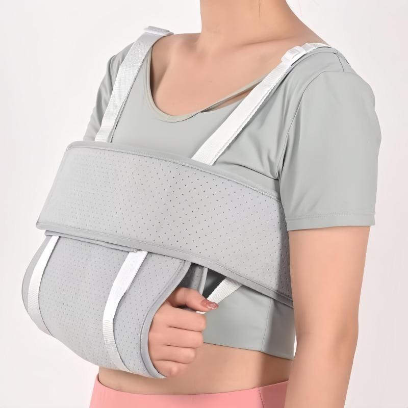 1 pièce Support de bras réglable - Convient pour la fixation et la rééducation des luxations du bras et du poignet - Conception à double bandoulière