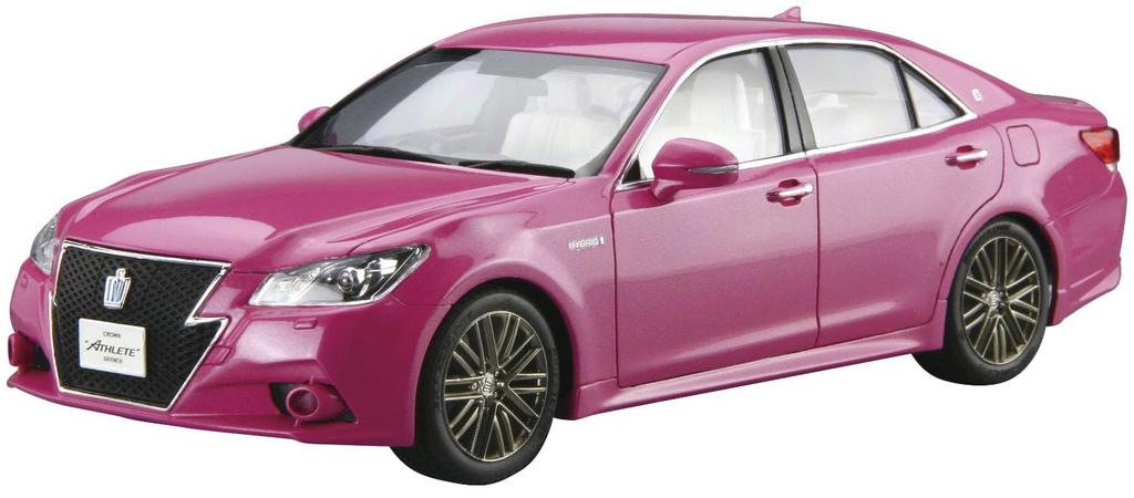 Aoshima Bunka Kyozai The Model Car Series Toyota Crown Athlete G Plastic Model 1/24 No.42 GRS214/AWS210 '15