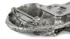 Bedlington Terrier,Rothbury Terrier, Rodbery Terrier- brooch with a clip, holder for a start number, silver-plated dog show pin from the Art-Dog brand