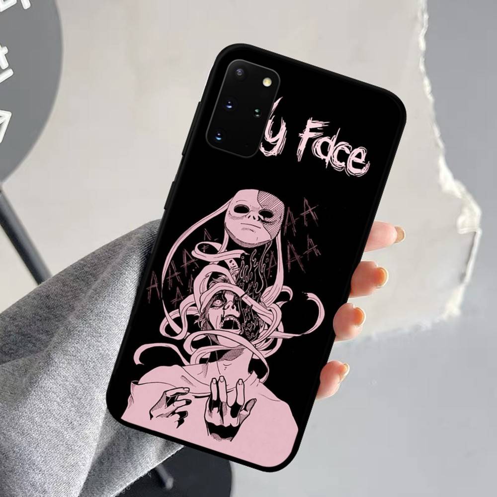 

Hot Game S-Sally Face Horror Cool Phone Case For Samsung S 24 Fe 25 Ultra Plus 20 Lite 21 30 22 23 24 22 Ultra 5G Fundas Samsung S23 5G