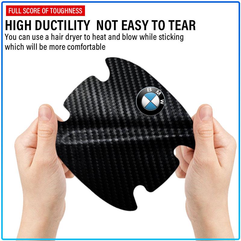 4 Stück Auto Türgriff Schutz Aufkleber Emblem Auto Dekoration Styling Für BMW M Performance 1 3 5 7 Serie M3 M4 M5 M6 X1 X3 X5 X6 X7 E30 E34 E36 E39