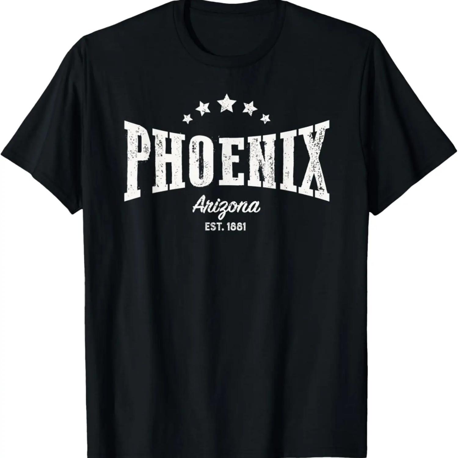 Phoenix AZ Distressed Retro Vintage Home City Pride T-Shirt S