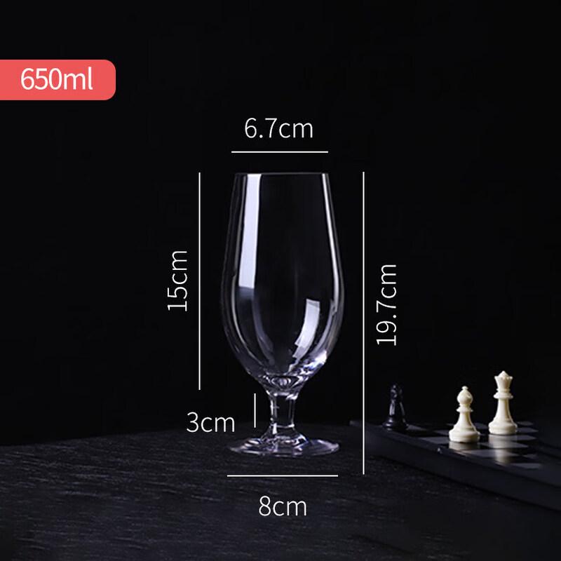 Transparent Acrylic Champagne and Wine Glass