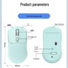 Wireless Bluetooth Dual-Mode Silent Gaming & Office Mouse with Type-C Charging