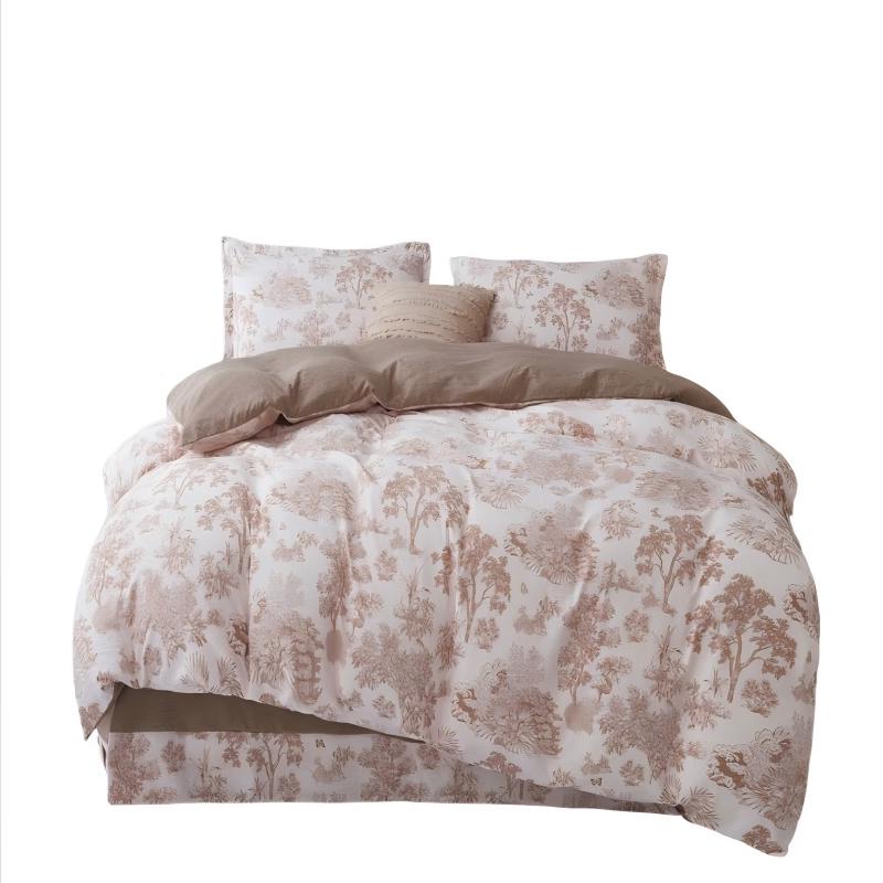 ORTEGA Vintage Style Four-Piece Bedding Set
