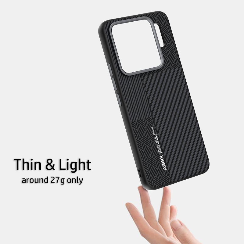 For Xiaomi 15S Pro Case Magsafe Slim Rigid Magnetic Drop-proof Phone Grip Leather Bumper Case Cover Metal Lens Protection