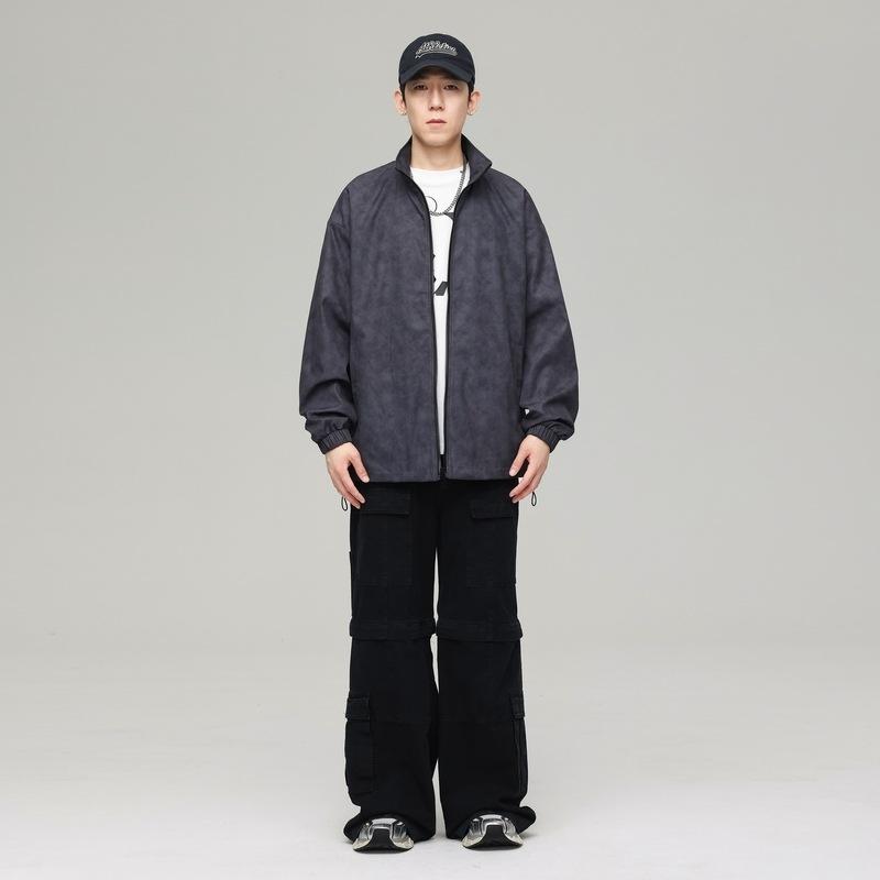 Trend Casual Coat Men's Spring and Autumn New Loose High Street Fashion Teenager Simple Jacket Tide