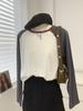 Snowflake Cotton Raglan Sleeve Sun Protection Cardigan Women's 2025 Summer Round Neck Oversized Long Sleeve T-shirt.