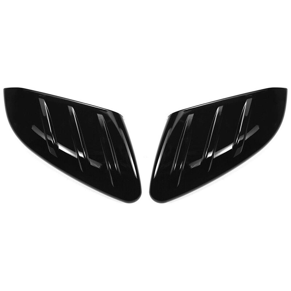 2x Pro Honda Civic Hatchback 2016-20 Kryt zrcátka bočního křídla Černý lesklý