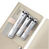 4pcs Manicure & Pedicure Set Durable Carbon Steel Nail Clipper & Nano Nail File Sharp & Stylish