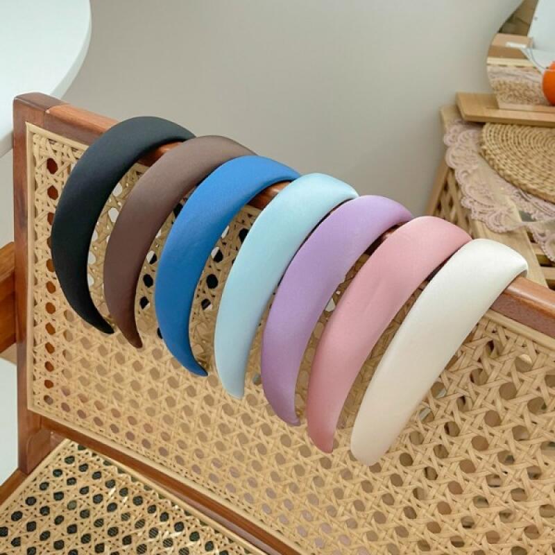 Satin Wide Volume Headband Hairband cream