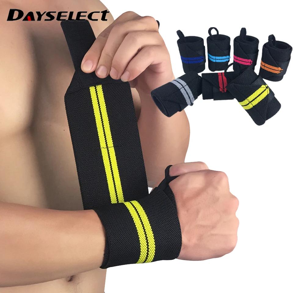 1Pc Elastic Breathable Wrist Wrap Bandage Thumb Brace Strap for Gym Fitness Powerlifting Wrist Support