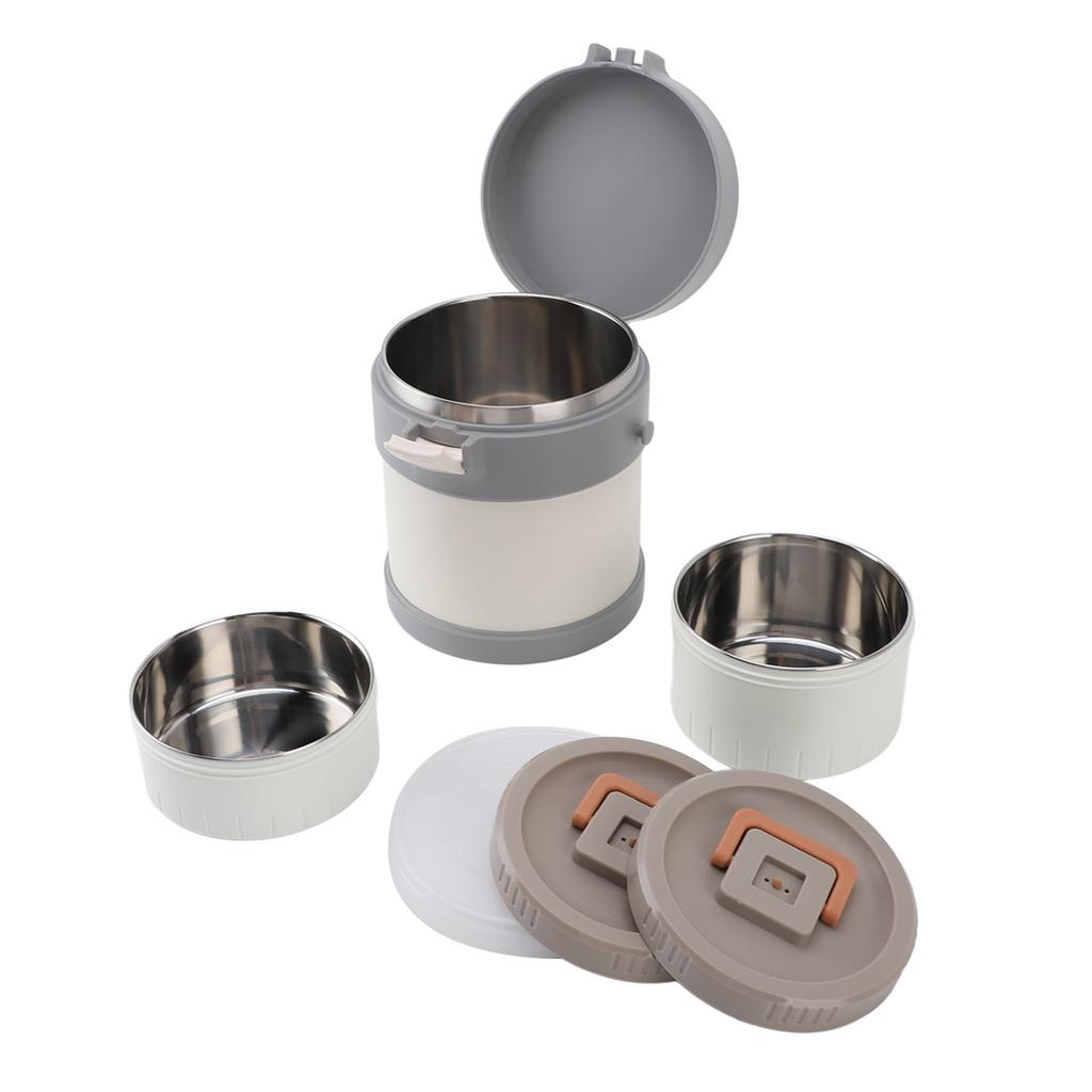 Recipient Izolat pentru Alimente Profesional Capacitate 1.4L Oțel Inoxidabil 304 Straturi Duble Etanș Vid