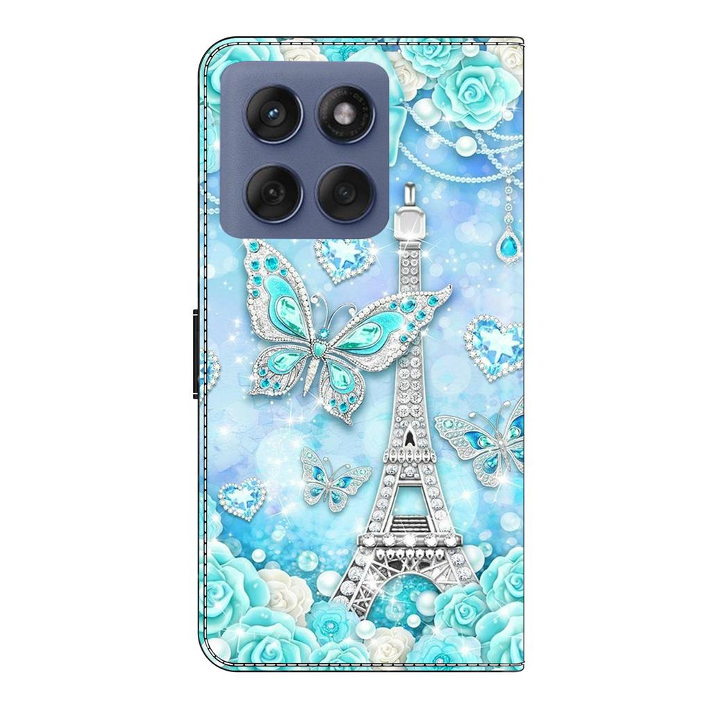 For Motorola Edge 60 Pro 5G Wallet Case Pattern Printing Stand Leather Flip Phone Cover
