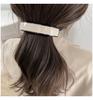 Koreanischer eleganter Essigsäure-Haarclip für niedrigen Pferdeschwanz, Feder-Haarclip, Haaraccessoire für modebewusste Frauen, Hinterkopf, Ein-Wort-Haarclip