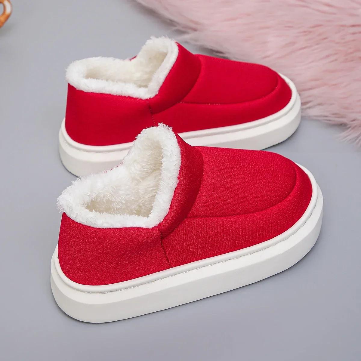 Зимняя женская повседневная домашняя обувь 2024 года — фото 15