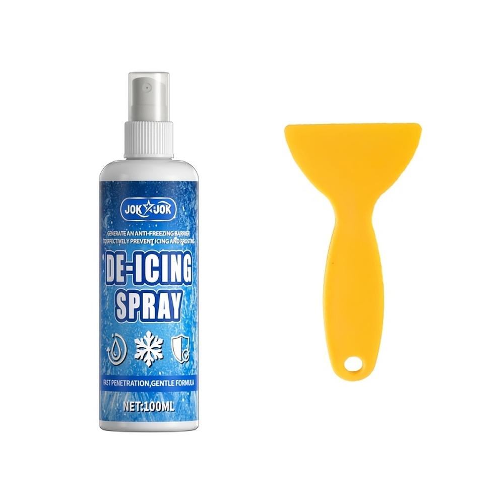 

100ml Car de-icer snow-melting and defrosting spray Does not harm the paintwork and prevents secondary icing Suitable for use on