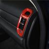 For -2024 Dodge Ram 3500/2500/1500 Red Inner Side Air Vent Cover Trim Frame