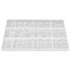 3D 65 Cavity Geometry Resin Casting Mold Jewelry Pendant Silicone Mould for Decoration