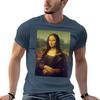 Mona Lisa by Leonardo Da Vinci TShirt cotton t shirts Unisex  t shirt Unisex casual anime tshirt Tshirt