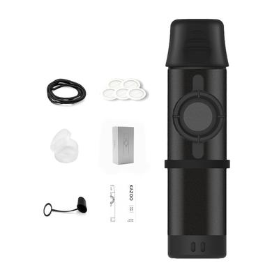 Durable And Portable Aluminum Alloy Kazoo Flutes For Beginners Aluminum Alloy Kazoo Flutes Set Kazoo Instrument, Black