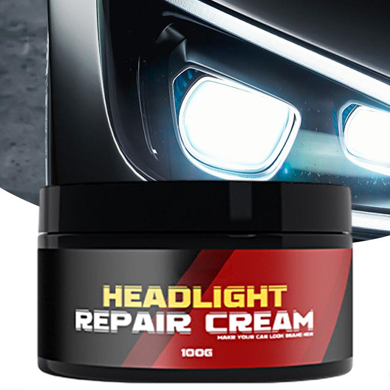Headlight Cleaner Headlamp Renewal Cream Headlight Restoration Polish Remover Repair Protectant For Car Automotive Oxidation