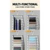 Multi-layer Stainless Steel Pants Rack Space Saving Closet Organizer Non-slip Magic Hanger for Trousers