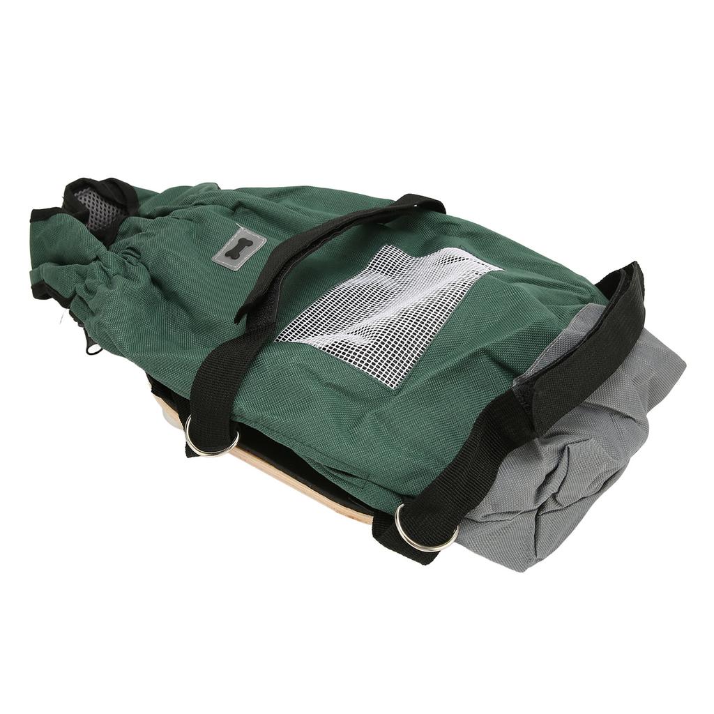 Dog Wheelchair Breathable Safe Chest Limbs Protection Rear Legs Pet Drag Bag Scooter for Paralyzed Pets L (Suitable for