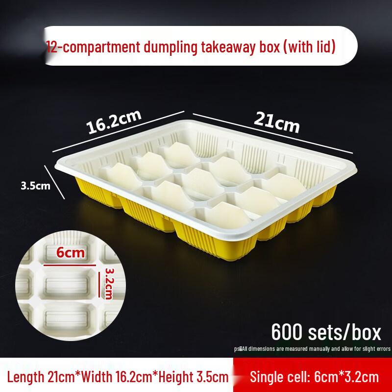 Yangge Einweg-Knödel-Takeout-Behälter mit Deckeln