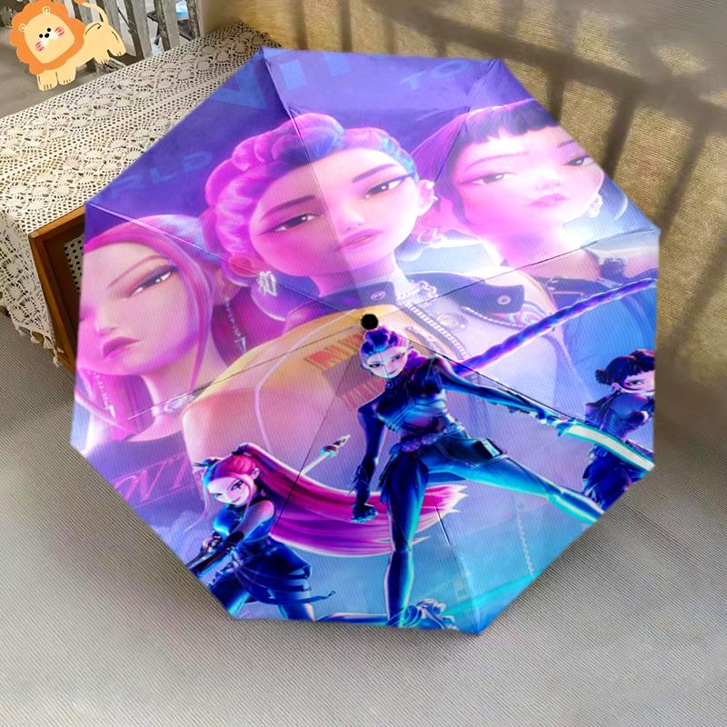 Vibrant World Tour Artistry Folding umbrella durable Suitable for all seasons travel Umbrella Three folds