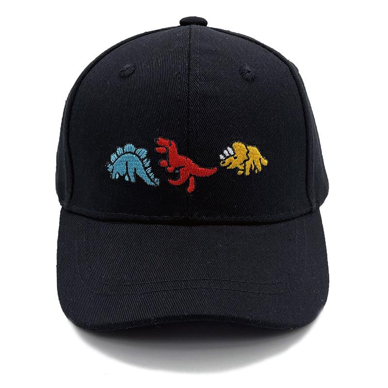 Three Dinosaurs Embroidered Children'S Baseball Cap Cap Spring And Summer Cartoon Sun Hat 54Cm