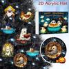 Halloween Countdown Calendar 24 PCS Ghost Bubble Bath Ornament Advent Calendar, Spooky Funny Ghost Reading Book Decor