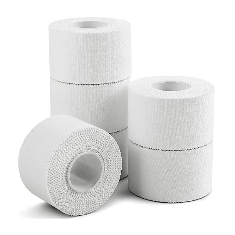 White Serrated Edge Sports Tape: Fine Cotton Wrist & Elbow Bandage