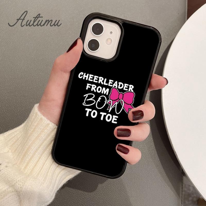 Cheers Cheerleader Bow To Toe Phone Case for iPhone 11 12 13 14 Pro Max Mini XR XS SE 2020 7 8 Plus Samsung Galaxy S21 S22 Cover