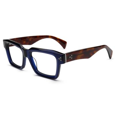 New Retro Square Acetate Eyeglass Frame Women Myopia Reading Eyewear Anti-fog Men Optics Prescription Progressive Custom Glasses