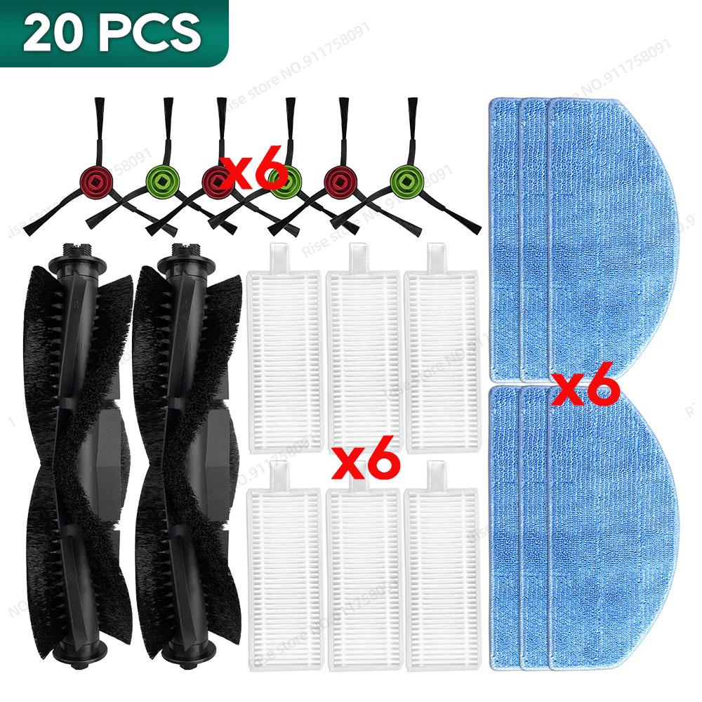 Compatible for Lubluelu SL68 Accessories Spare Parts Main Brush Hepa Filter Mop Cloth