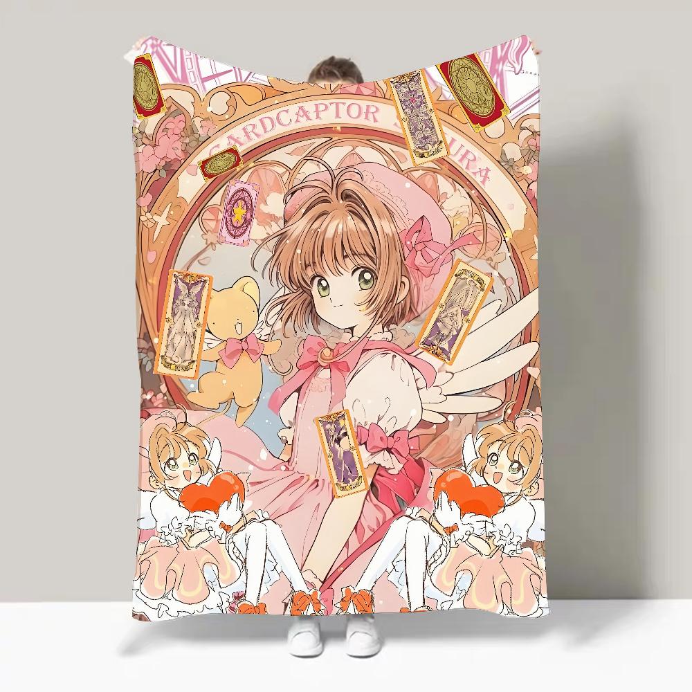 Card Captor Sakura Blanket Design Lightweight  For Dorms, Naps, Living Room, Office,Sofa,All-Season