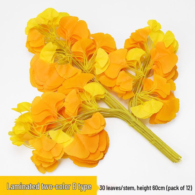 Artificial Banyan Branches with Laminated Plastic Leaves for Landscaping and Decoration
