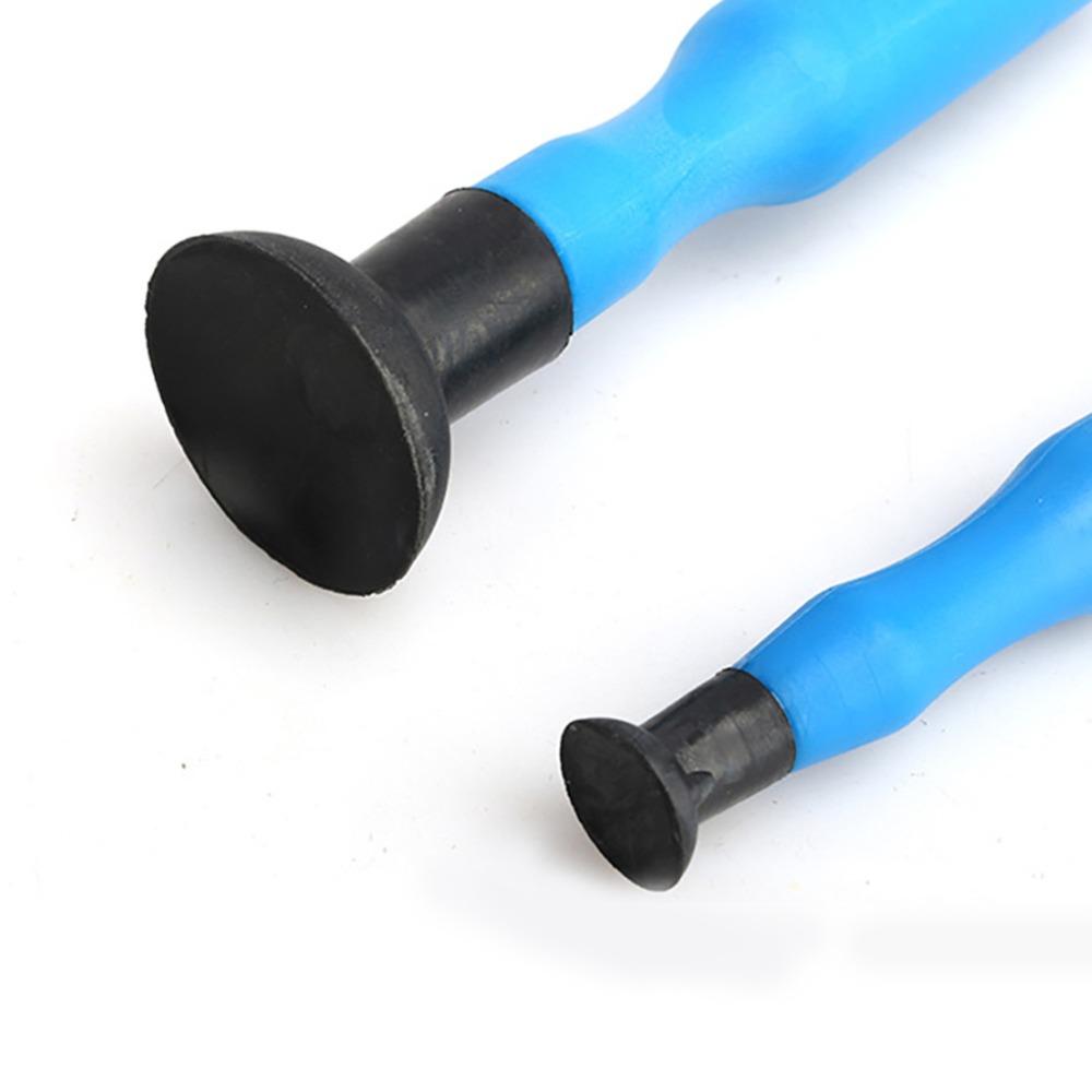 2PCS Rubber Suction Cups Valve Grinding Tool Hardwood Handle Spring Compressor Tools Engine Repair